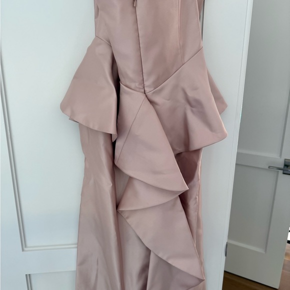 Alfred Sung Strapless Satin Maxi Dress - Picture 8 of 10
